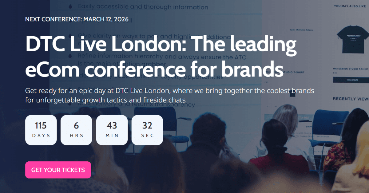 DTC Live Connect London 2026