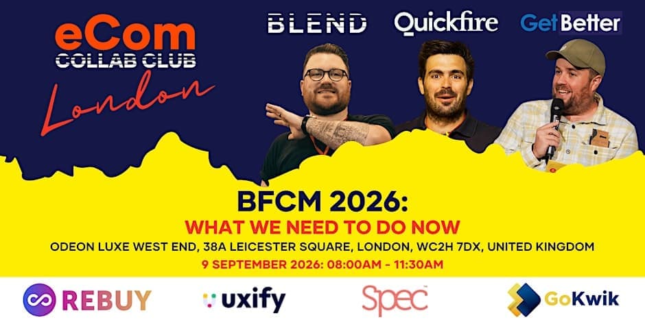 eCom Collab Club® (London) 9 September 2026